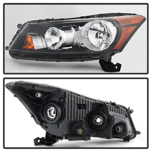 SPYDER xTune 08-12 Honda Accord 4DR Crystal Headlights - OEM Left (HD-JH-HA08-4D-OE-L) 9942273