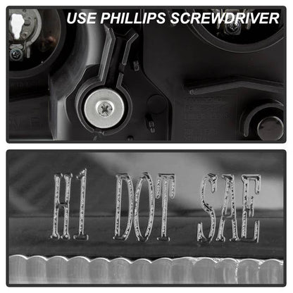 SPYDER xTune 05-06 Honda CR-V Halogen OEM Headlights - Black (HD-JH-HCRV05-AM-BK) 9943652