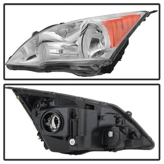 SPYDER xTune 07-11 Honda CRV Halogen Headlights - Black (HD-JH-HCRV07-AM-C) 9944420