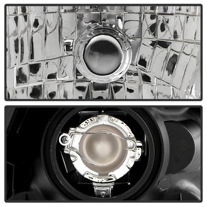 SPYDER 07-08 Honda Fit Halogen OE Headlights - Black (HD-JH-HFIT07-OE-BK-SET) 9958533