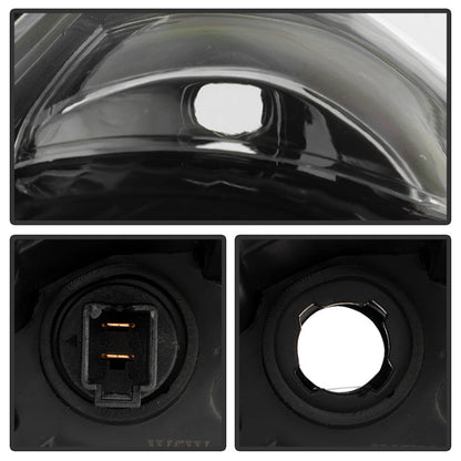 SPYDER 07-08 Honda Fit Halogen OE Headlights - Black (HD-JH-HFIT07-OE-BK-SET) 9958533