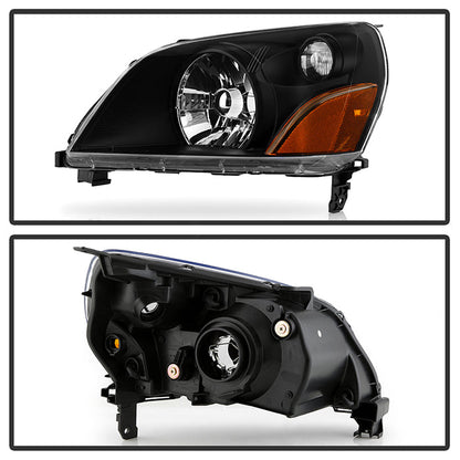 Spyder Xtune Honda Pilot 03-05 Crystal Headlights Black Hd-Jh-HPIL03-Am-Bk 9023699