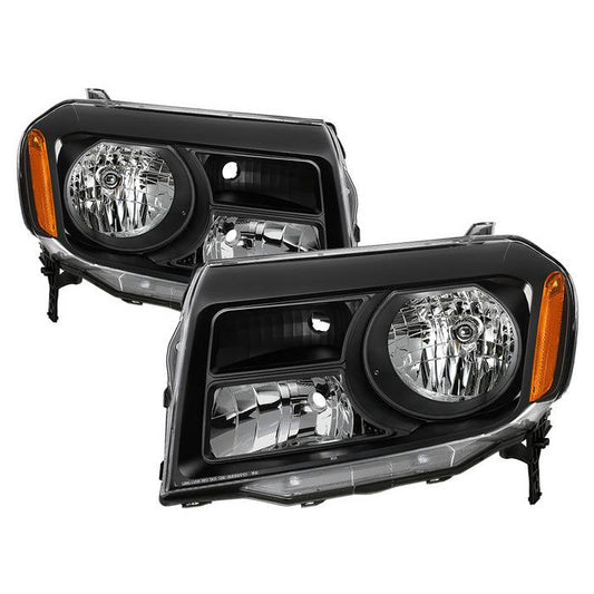 X-Tune 12-15 Honda Pilot OEM Style Headlights - Black (Hd-Jh-HPIL12-Am-Bk) 9046490