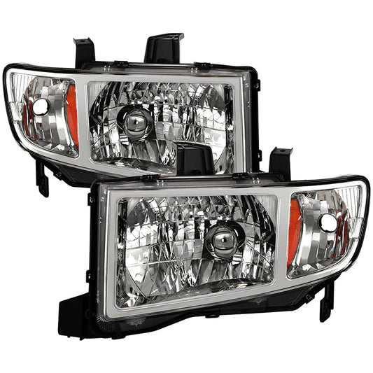 SPYDER Xtune Honda Ridgeline 06-13 Crystal Headlights Chrome HD-JH-HRID06-AM-C 9025501