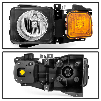 SPYDER xTune Hummer H3 06-10 / Hummer H3T 09-10 Driver Side Headlight -OEM Left HD-JH-HUMH306-OE-L 9035401