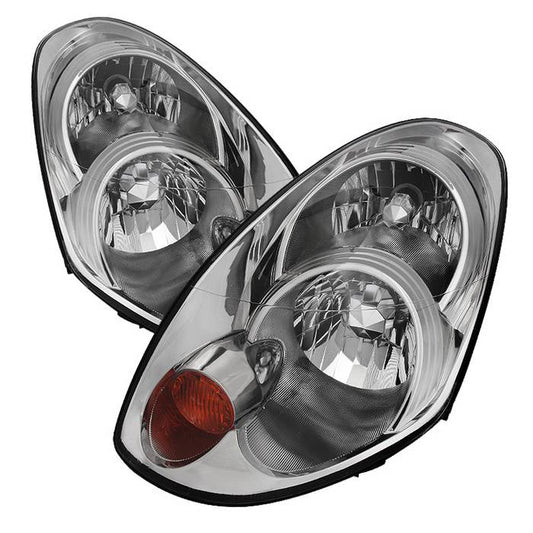 SPYDER Xtune Infiniti G35 05-06 Sedan Crystal Headlights Xenon/Hid Model Only Chrome HD-JH-IG354D-HID-C 9023910