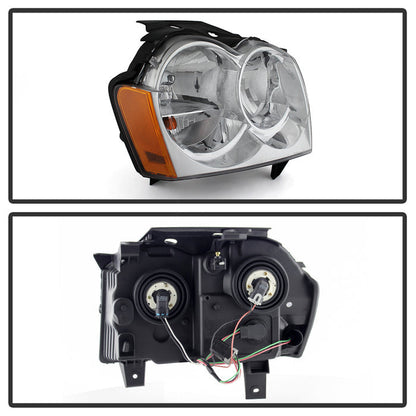 SPYDER xTune 05-07 Jeep Grand Cherokee? Passenger Side Headlight - OEM Right (HD-JH-JGC05-OE-R) 9038280