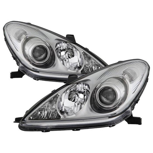 SPYDER xTune 05-06 Lexus ES330 OEM Style Halogen Headlights - Chrome (HD-JH-LES05-OE) 9039010