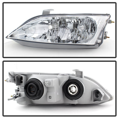 SPYDER xTune Lexus ES300 1997-2001 Halogen Models Only OEM Style Headlights - Chrome140 HD-JH-LES30097-OE 9035487
