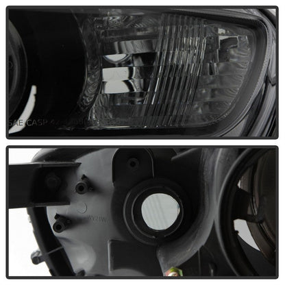 SPYDER xTune Mitsubishi Lancer 08-15 OE Style Headlights - Black Smoke HD-JH-ML08-AM-BSM 9937552