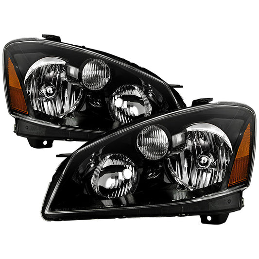 SPYDER Xtune Nissan Altima 05-06 Halogen Model Only OEM Style Headlights Black HD-JH-NA05-OE-BK 9030000