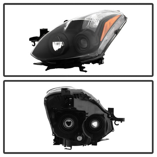 SPYDER xTune 10-13 Nissan Altima Coupe OEM Style Halogen Projector Headlights - Blk (HD-JH-NA10-2D-AM-BK) 9039072