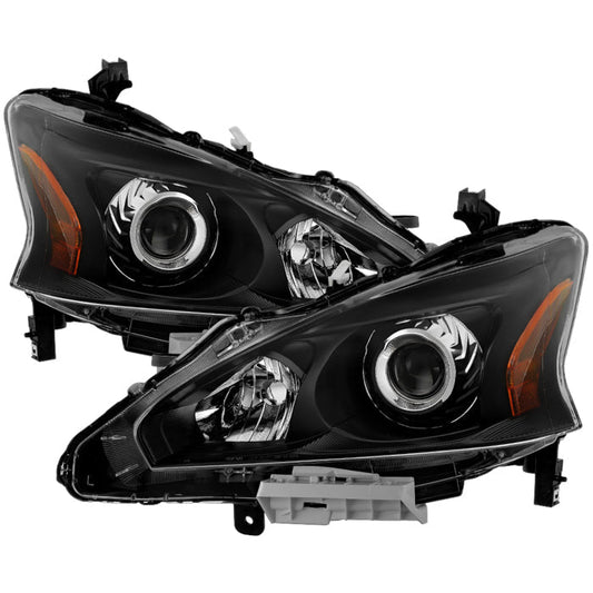 SPYDER xTune Nissan Altima 13-15 4Dr OE Style Headlights - Black HD-JH-NA134D-AM-BK 9937415