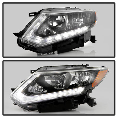 SPYDER 14-16 Nissan Rogue (Halogen Models) OEM Style Headlights (HD-JH-NROG14-OE-SET) 9047305