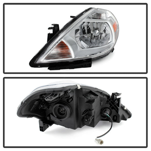 SPYDER xTune 07-12 Nissan Versa Driver Side Headlights - OEM Left (HD-JH-NV07-OE-L) 9038358