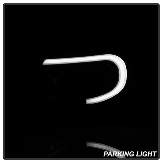 SPYDER xTune Subaru Impreza 14-16 Headlights With Light Tube DRL - Black HD-JH-SI02-LB-BK 9047411
