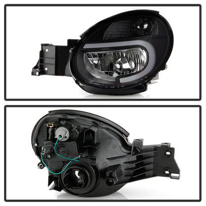 SPYDER xTune Subaru Impreza 14-16 Headlights With Light Tube DRL - Black HD-JH-SI02-LB-BK 9047411