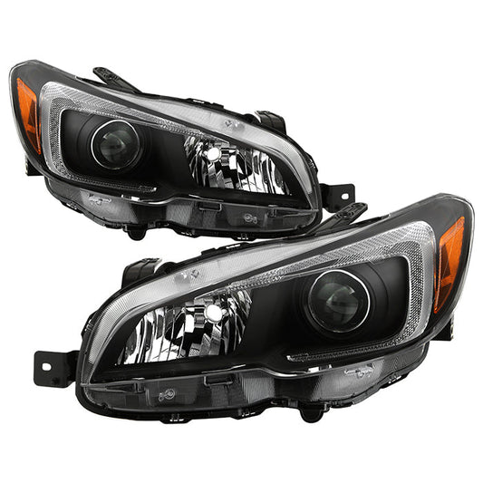 SPYDER 15-19 Subaru WRX Halogen Models Only OEM Style Headlights - Black 9049156