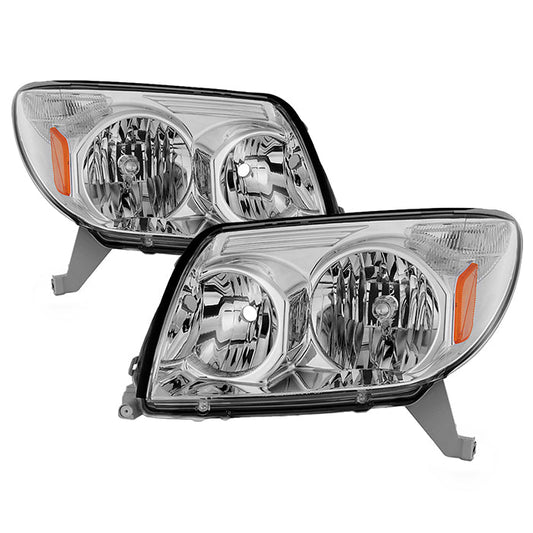 SPYDER Xtune Toyota 4Runner 03-05 Crystal Headlights Chrome HD-JH-T4R03-AM-C 9023576