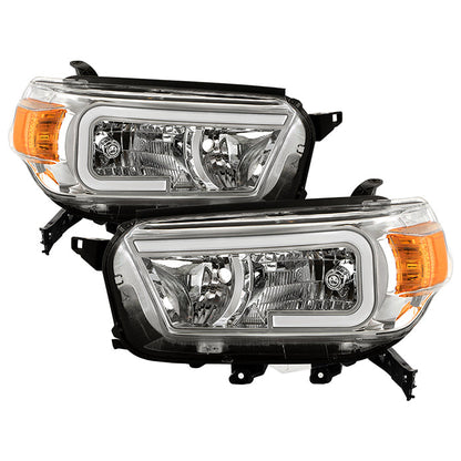 xTune Toyota 4Runner 2010-2013 LED Light Bar Headlights - Chrome