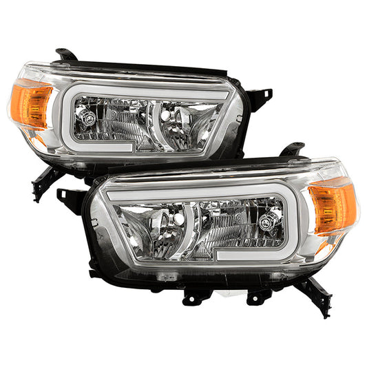xTune Toyota 4Runner 2010-2013 LED Light Bar Headlights - Chrome