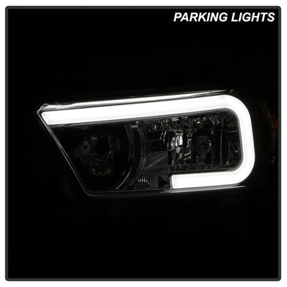 xTune Toyota 4Runner 2010-2013 LED Light Bar Headlights - Chrome