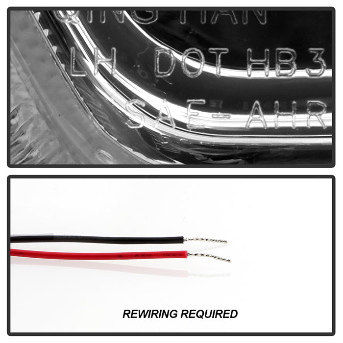 xTune Toyota 4Runner 2010-2013 LED Light Bar Headlights - Chrome