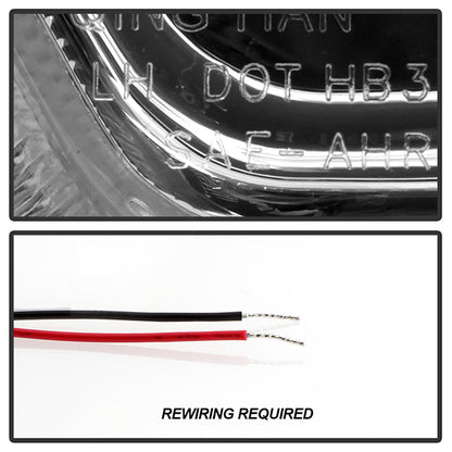 xTune Toyota 4Runner 2010-2013 LED Light Bar Headlights - Chrome