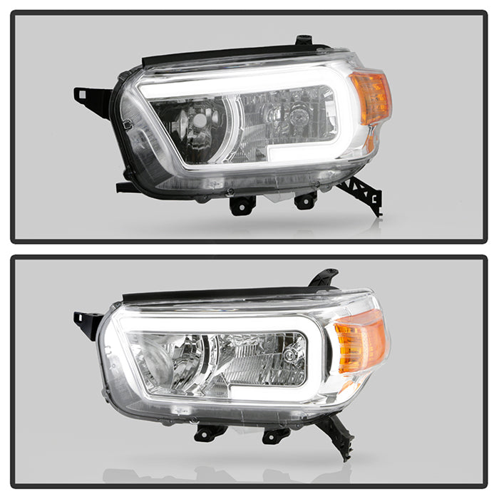 xTune Toyota 4Runner 2010-2013 LED Light Bar Headlights - Chrome