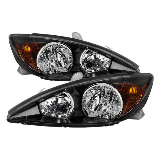 SPYDER Xtune Toyota Camry 2002-2004 OEM Style Headlights -Black HD-JH-TCAM02-AM-BK 9029738