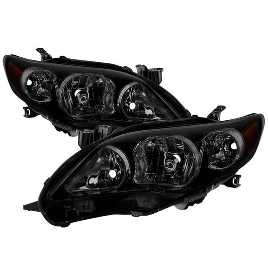 SPYDER xTune Toyota Corolla 11-13 S XRS OE Style Headlights - Black Smoke HD-JH-TCO11-AM-BSM 9937576