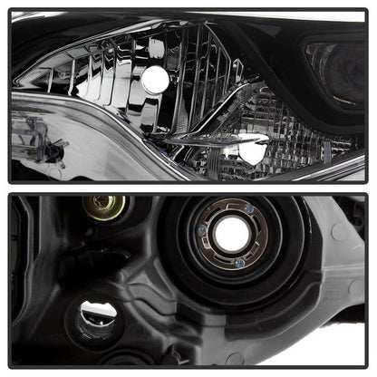 SPYDER xTune 14-16 Toyota Corolla OEM LED Headlights - Black w/Chrome (HD-JH-TCOL14-OE-BK) 9943713