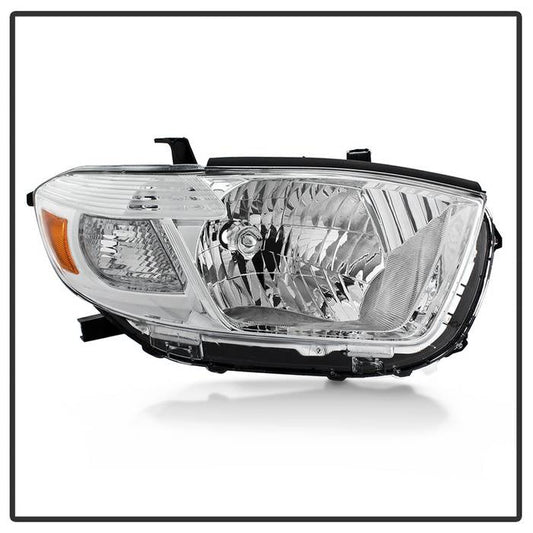 SPYDER xTune 08-10 Toyota Highlander (Excl Hybrid/Sport) OEM Style Headlights - Chrome (HD-JH-THIGH08-AM-C) 9044151