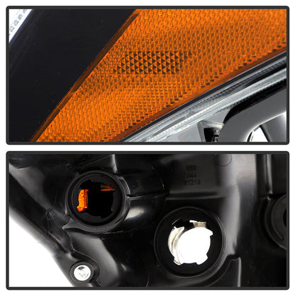 xTune Toyota Highlander 17-19 w/LED DRL Halogen Headlight - OE Black Left