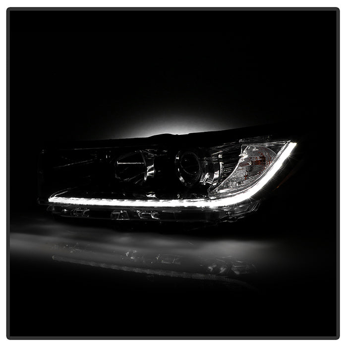 xTune Toyota Highlander 17-19 w/LED DRL Halogen Headlight - OE Black Left