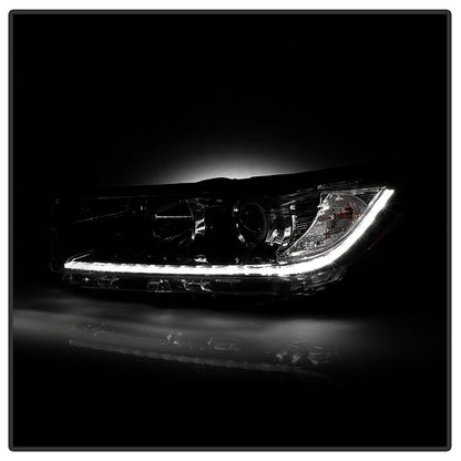 xTune Toyota Highlander 17-19 w/LED DRL Halogen Headlight - OE Black Left