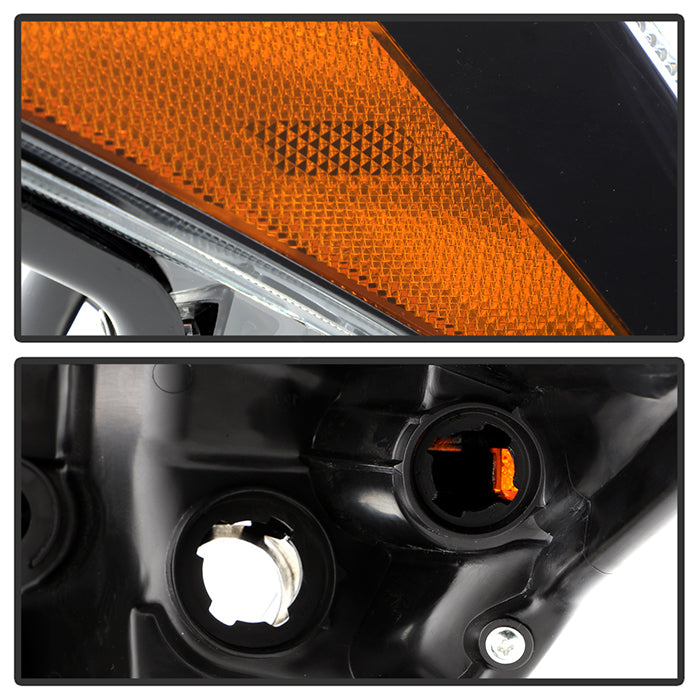 xTune Toyota Highlander 17-19 w/LED DRL Halogen Headlight - OE Black Right