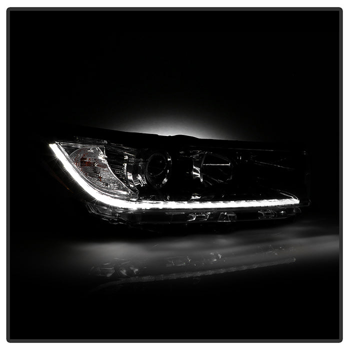xTune Toyota Highlander 17-19 w/LED DRL Halogen Headlight - OE Black Right