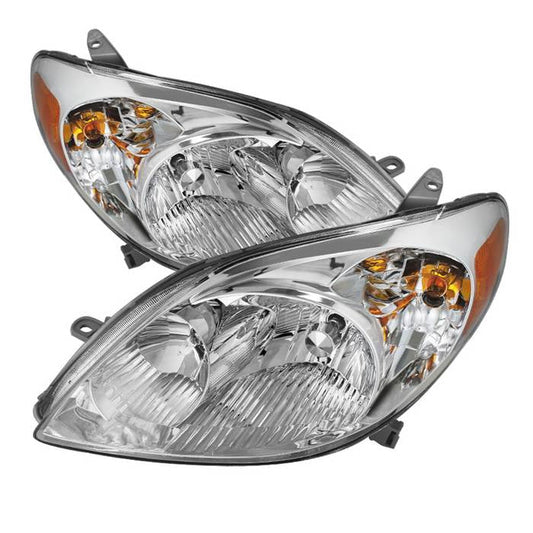 SPYDER Xtune Toyota Matrix 03-08 Crystal Headlights Chrome HD-JH-TM03-AM-C 9023729