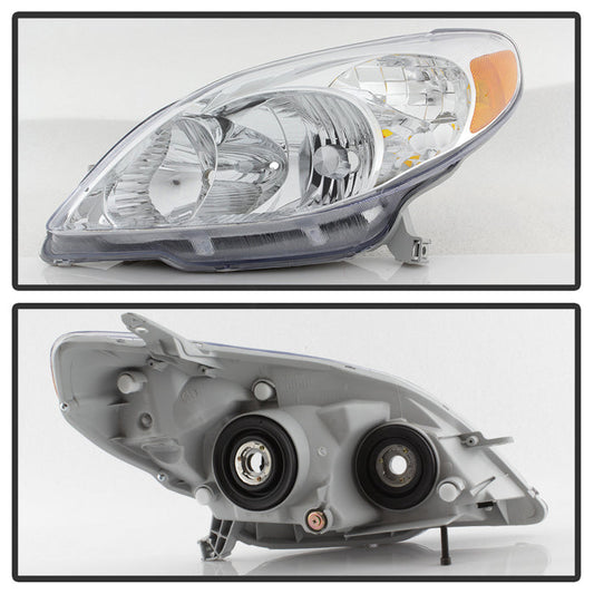 SPYDER xTune 03-08 Toyota Matrix Driver Side Headlights - OEM Left (HD-JH-TM03-OE-L) 9038419
