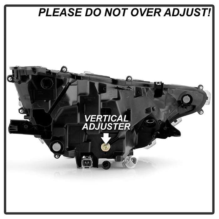 xTune Toyota RAV4 19-20 Driver Side Black Bezel LED Headlights