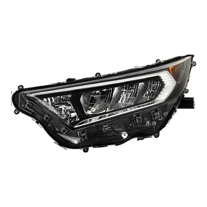 xTune Toyota RAV4 19-20 Driver Side Chrome Bezel LED Headlights- OE Left