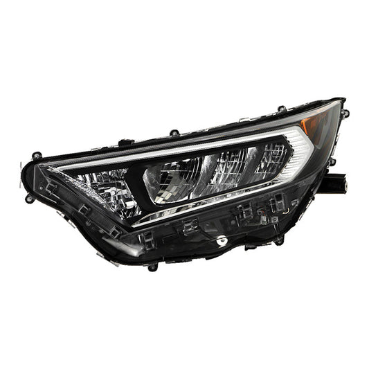 xTune Toyota RAV4 19-20 Driver Side Chrome Bezel LED Headlights- OE Left