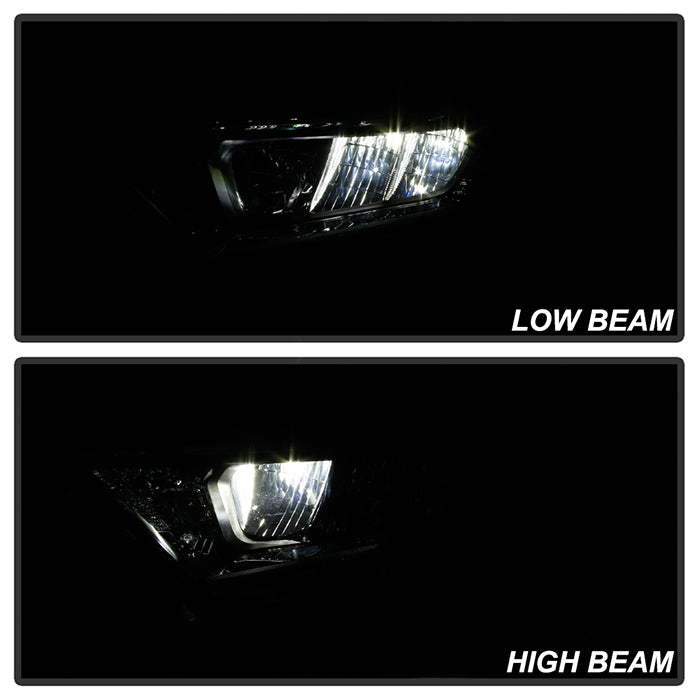 xTune Toyota RAV4 19-20 Driver Side Chrome Bezel LED Headlights- OE Left