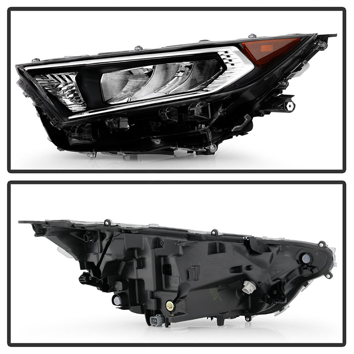 xTune Toyota RAV4 19-20 Driver Side Chrome Bezel LED Headlights- OE Left
