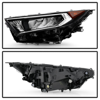 xTune Toyota RAV4 19-20 Driver Side Chrome Bezel LED Headlights- OE Left