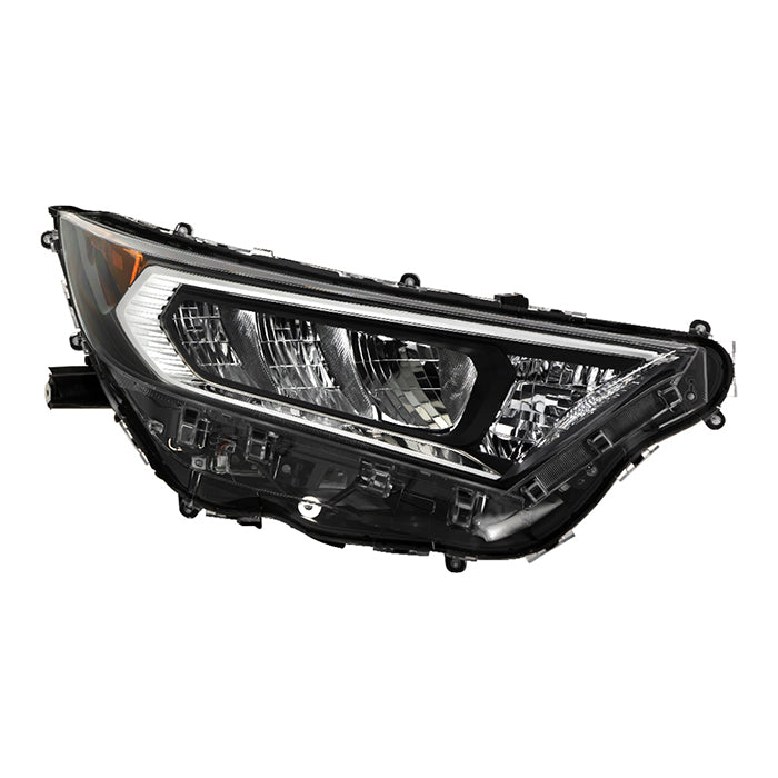 xTune Toyota RAV4 19-20 Passenger Side Chrome Bezel LED Headlights- OEM Right