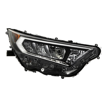 xTune Toyota RAV4 19-20 Passenger Side Chrome Bezel LED Headlights- OEM Right
