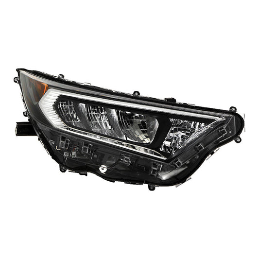 xTune Toyota RAV4 19-20 Passenger Side Chrome Bezel LED Headlights- OEM Right