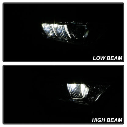xTune Toyota RAV4 19-20 Passenger Side Chrome Bezel LED Headlights- OEM Right